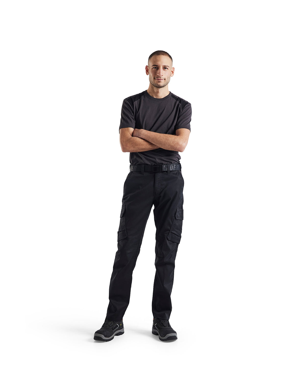 Blåkläder 1444 Industrie Stretch Bundhose – schwarz/dunkelgrau