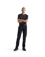 Blåkläder 1444 Industrie Stretch Bundhose – schwarz/dunkelgrau