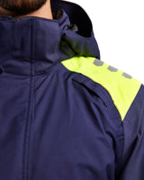 Blåkläder 4420 Warnschutz Regenjacke Kl. 1 – marine/gelb