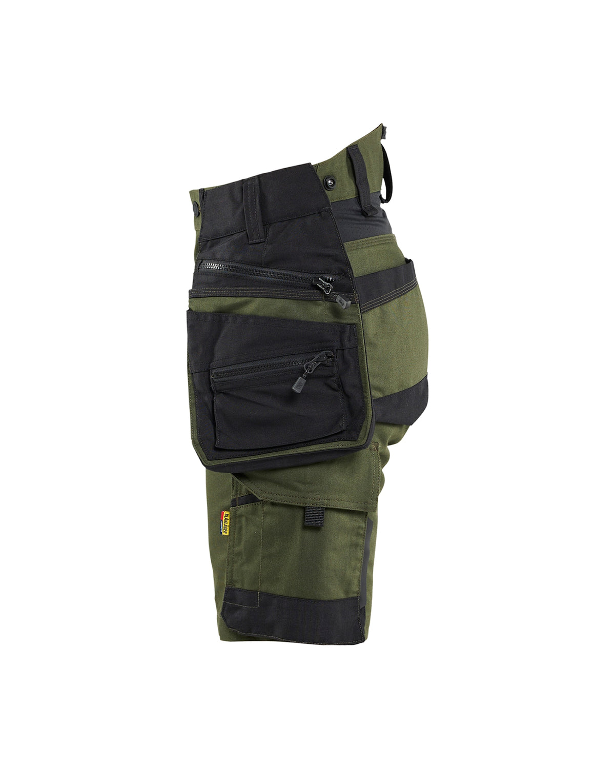 Blåkläder Damen 7175 Arbeitsshorts Striker – waldgrün/schwarz