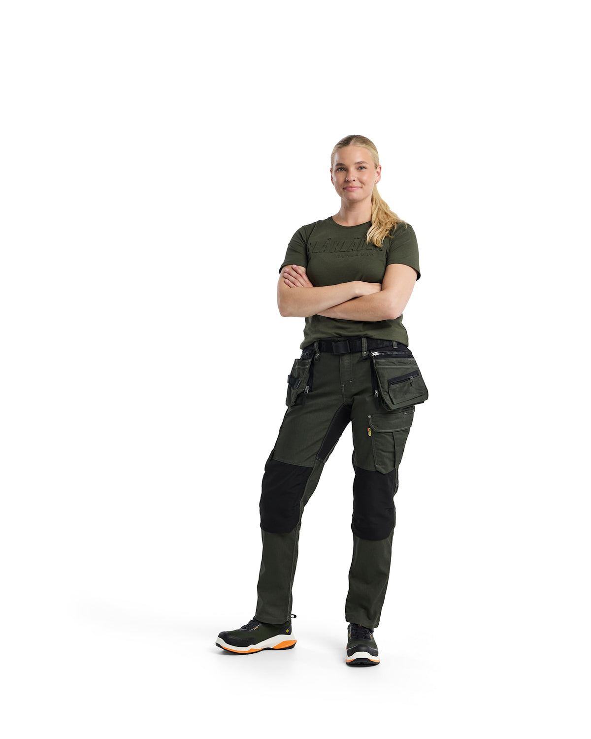 Blåkläder Damen 7990 Arbeitshose – waldgrün/schwarz