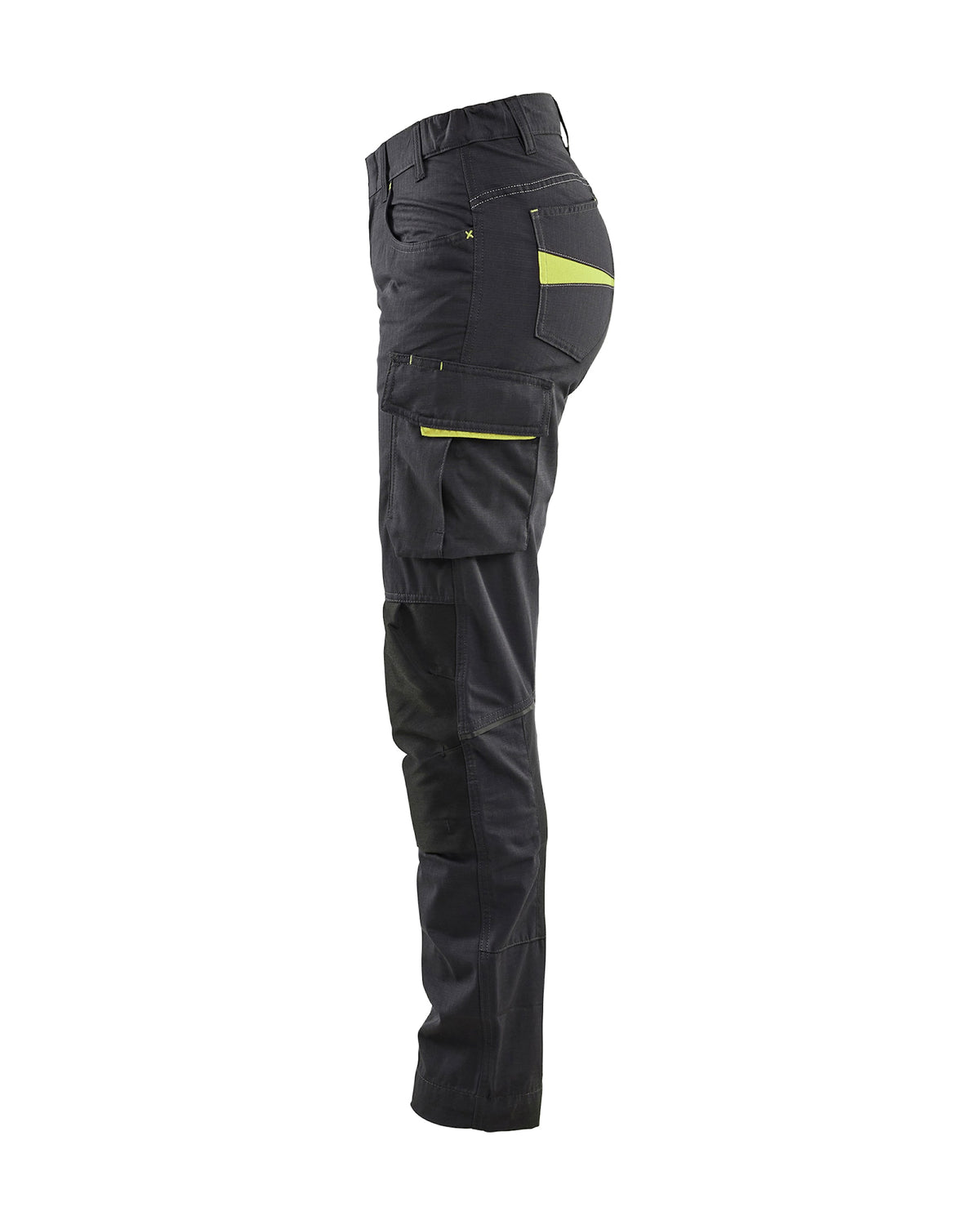 Blåkläder Damen 7195 Stretch Servicehose – schwarz/gelb
