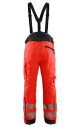Blåkläder 1875 Warnschutz Winterhose – rot/schwarz