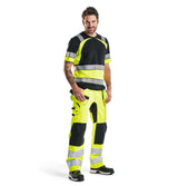 Blåkläder 3421 Warnschutz T-Shirt – schwarz/gelb