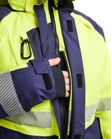 Blåkläder Damen 4456 Warnschutz Winterjacke Kl 2 – gelb/marine