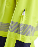 Blåkläder Damen 4436 Warnschutz Regenjacke Kl. 2 – gelb/marine