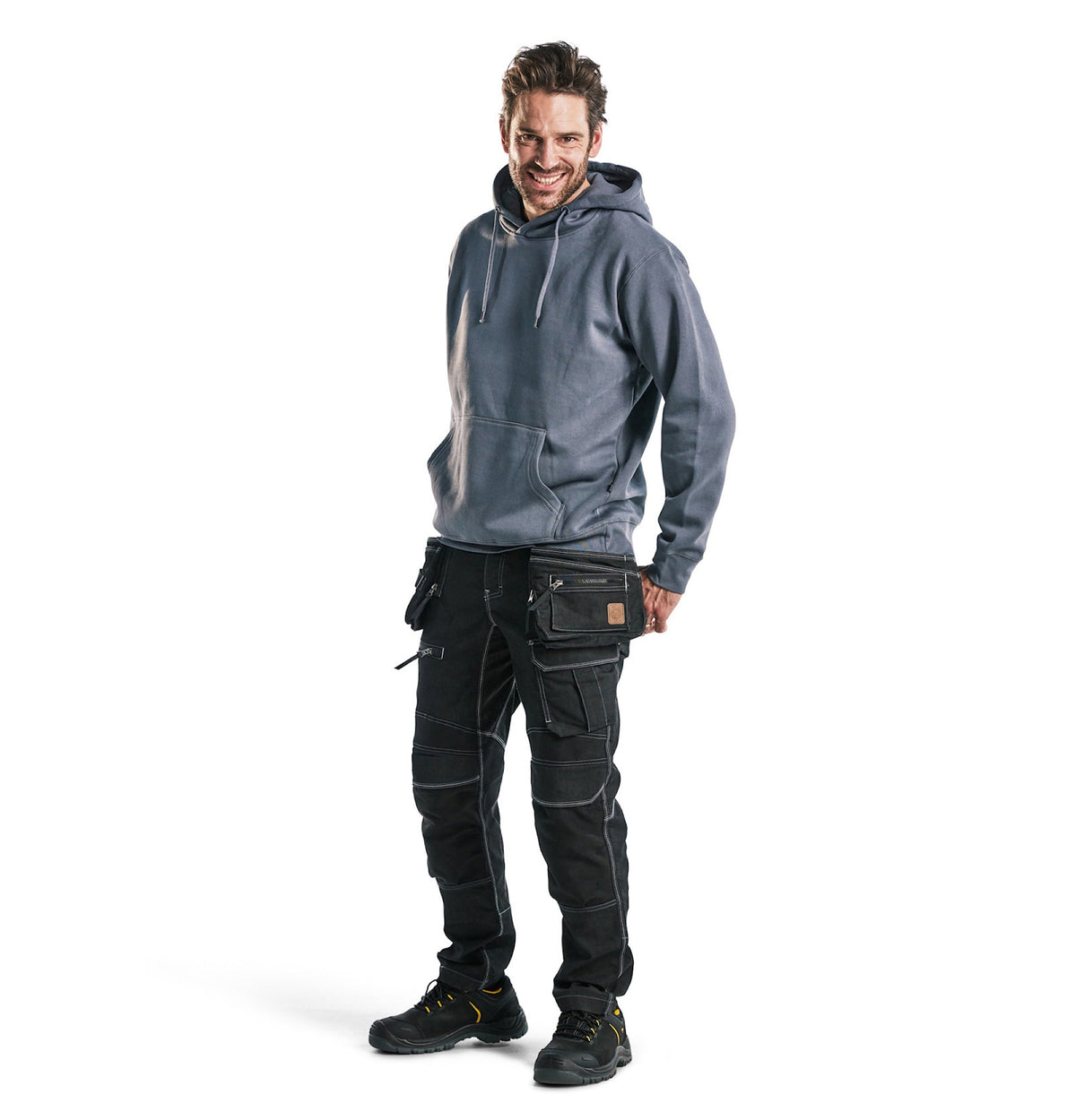 Blåkläder 3396 Kapuzen-Sweatshirt – grau