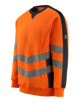 Mascot Wigton Safe Supreme Warn-Sweatshirt – orange/schwarzblau
