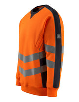Mascot Wigton Safe Supreme Warn-Sweatshirt – orange/schwarzblau