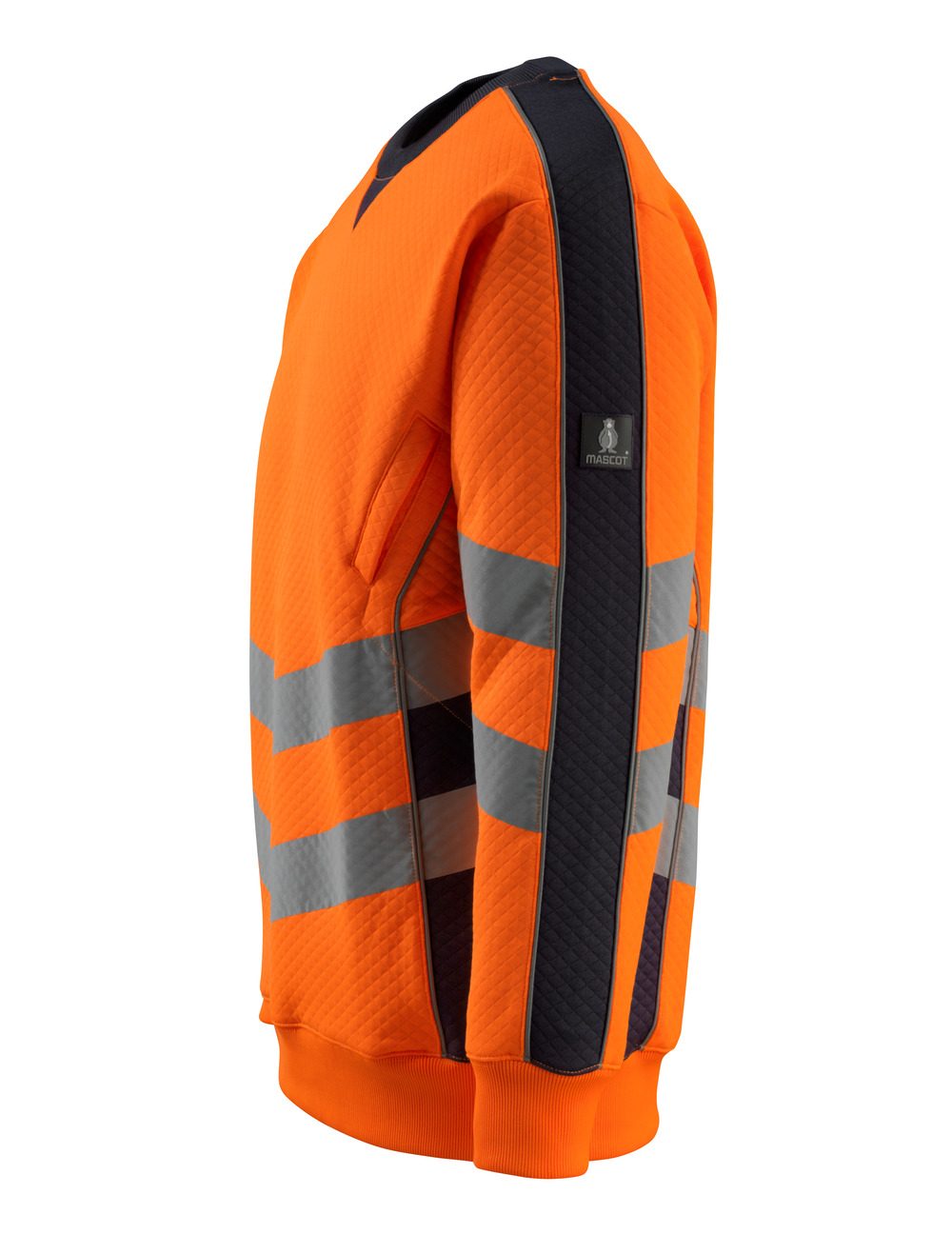 Mascot Wigton Safe Supreme Warn-Sweatshirt – orange/schwarzblau