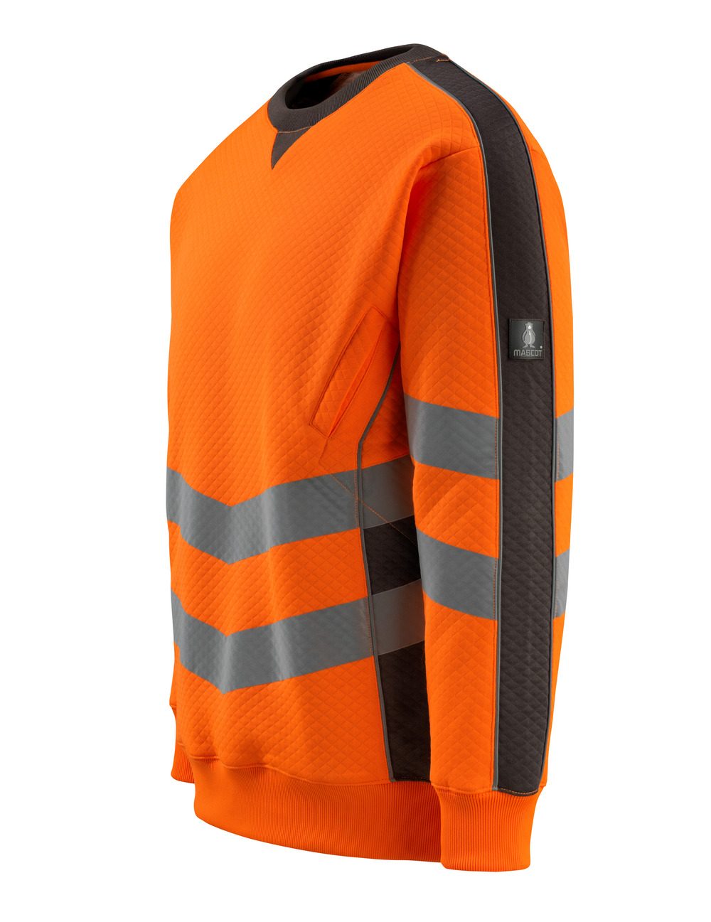Mascot Wigton Safe Supreme Warn-Sweatshirt – warnorange/anthrazit