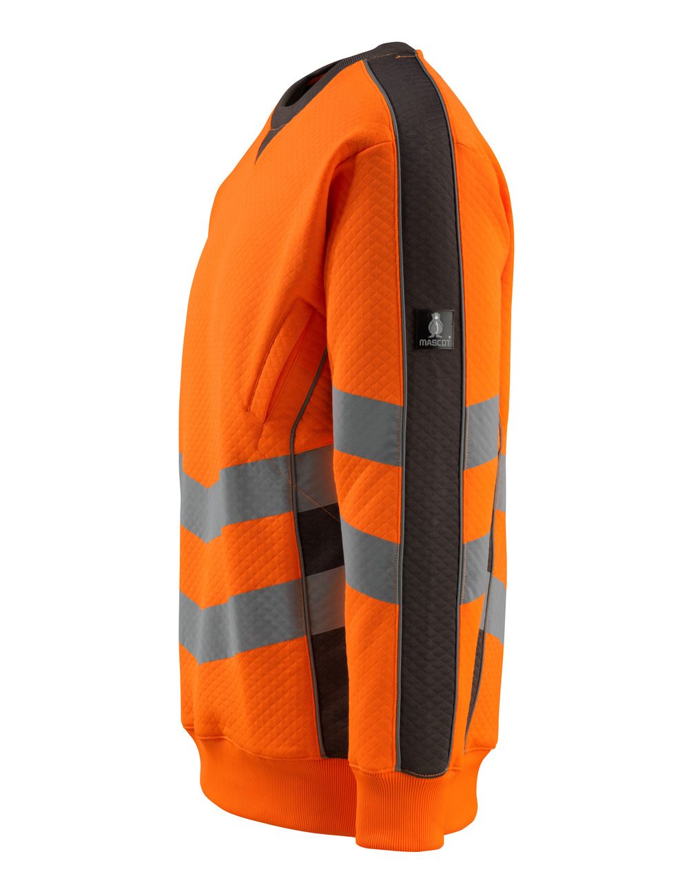 Mascot Wigton Safe Supreme Warn-Sweatshirt – warnorange/anthrazit