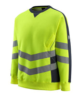 Mascot Wigton Safe Supreme Warn-Sweatshirt – gelb/schwarzblau