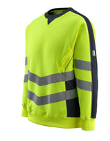 Mascot Wigton Safe Supreme Warn-Sweatshirt – gelb/schwarzblau
