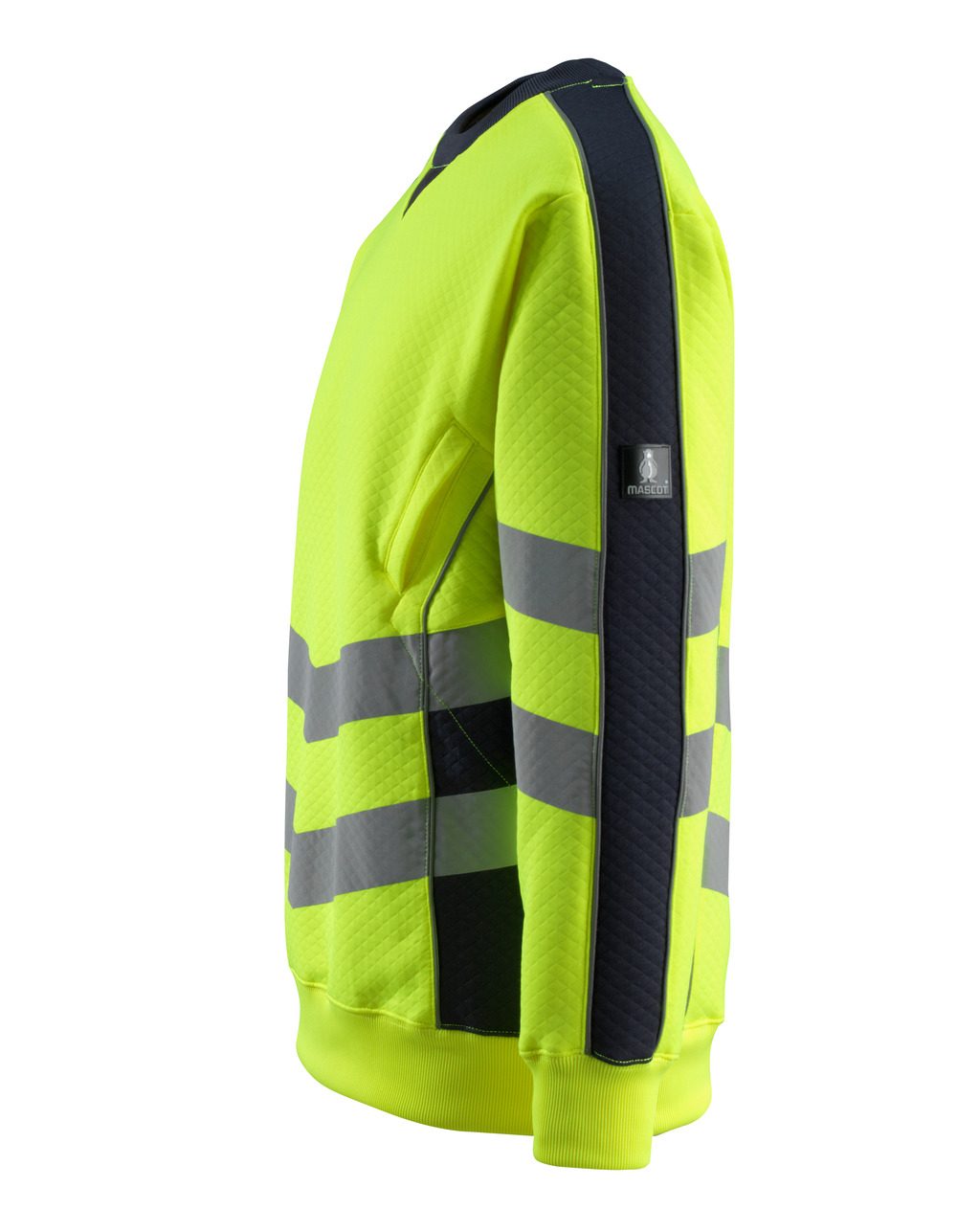 Mascot Wigton Safe Supreme Warn-Sweatshirt – gelb/schwarzblau