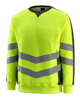 Mascot Wigton Safe Supreme Warn-Sweatshirt – gelb/schwarz