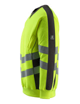 Mascot Wigton Safe Supreme Warn-Sweatshirt – warngelb/anthrazit