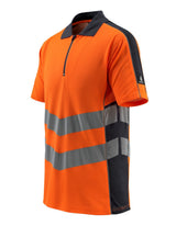 Mascot Murton Safe Supreme Warn-Polo-Shirt – orange/schwarzblau