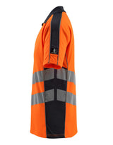 Mascot Murton Safe Supreme Warn-Polo-Shirt – orange/schwarzblau