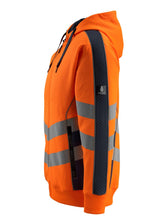 Mascot Corby Safe Supreme Warn-Kapuzensweater – orange/schwarzblau