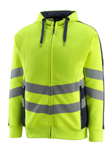 Mascot Corby Safe Supreme Warn-Kapuzensweater – gelb/schwarzblau