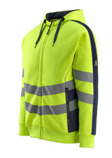 Mascot Corby Safe Supreme Warn-Kapuzensweater – gelb/schwarzblau