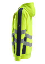 Mascot Corby Safe Supreme Warn-Kapuzensweater – gelb/schwarzblau
