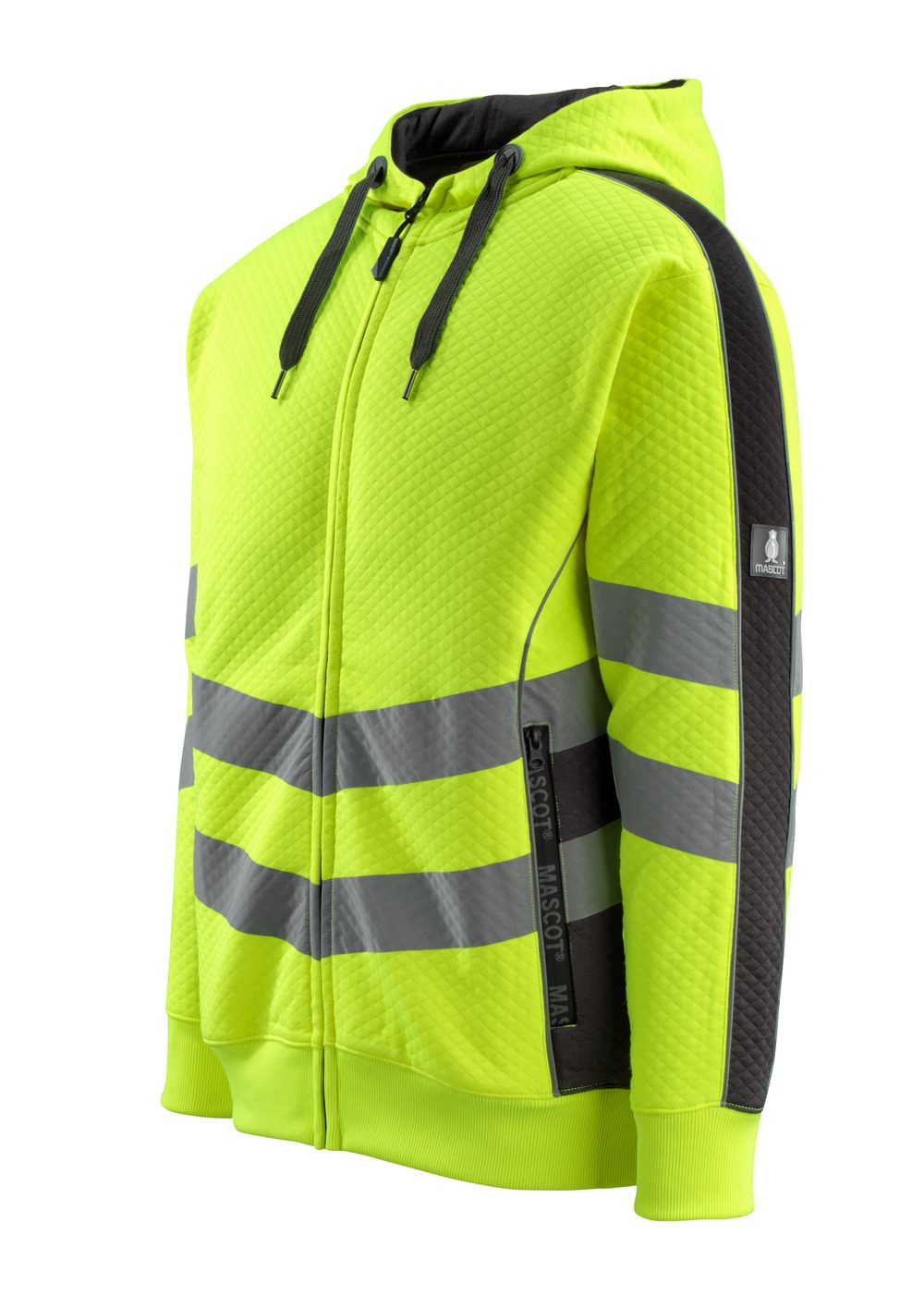 Mascot Corby Safe Supreme Warn-Kapuzensweater – gelb/schwarz