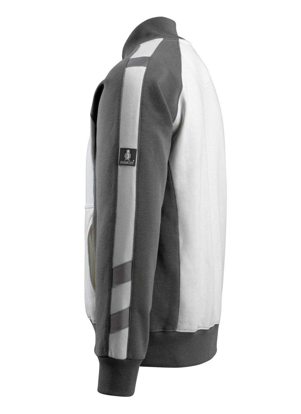 Mascot Amberg Unique Sweatjacke – weiß/anthrazit