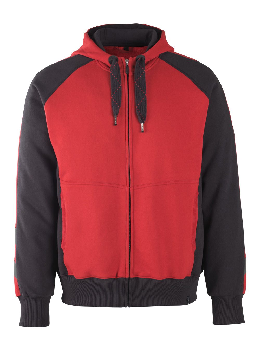 Mascot Wiesbaden Unique Kapuzen-Sweatshirt – rot/schwarz