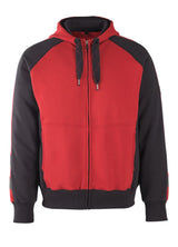 Mascot Wiesbaden Unique Kapuzen-Sweatshirt – rot/schwarz