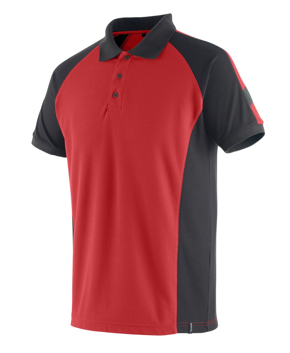 Mascot Bottrop Unique Polo-Shirt – rot/schwarz