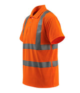 Mascot Bowen Safe Light Warnschutz Polo-Shirt – fluororange