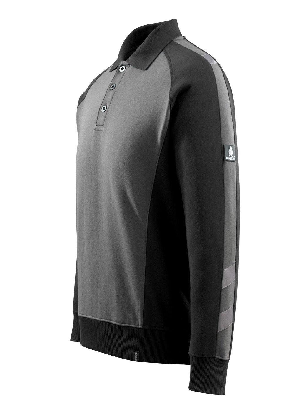 Mascot Magdeburg Unique Polosweatshirt – anthrazit/schwarz