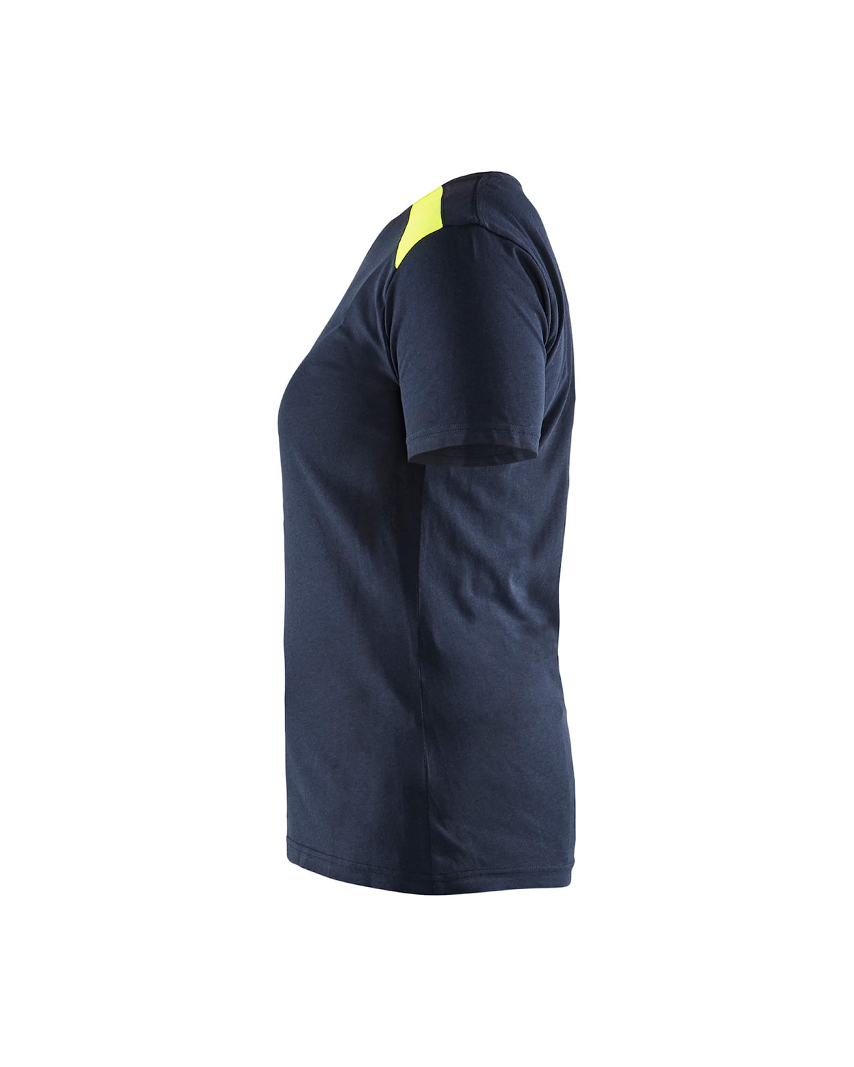 Blåkläder Damen 3479 T-Shirt – dunkelmarine/gelb