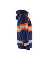 Blåkläder Kl. 1 3552 Warnschutz Kapuzen-Sweatjacke – marine/orange