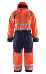 Blåkläder 6763 Warnschutz Winteroverall – orange/marine