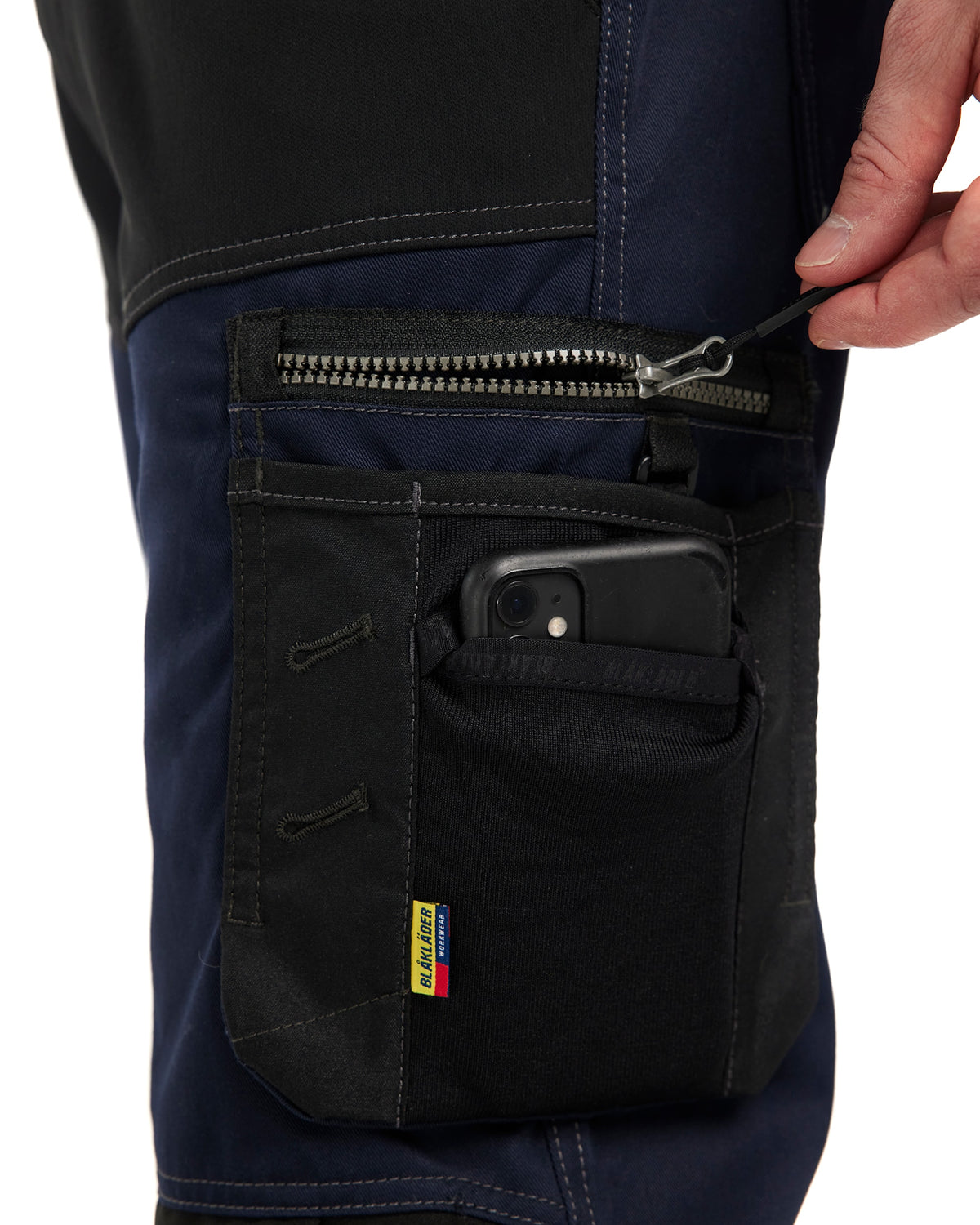 Blåkläder 4710 Steppjacke – schwarz/rot