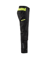 Blåkläder 1448 Industrie Stretch Bundhose – schwarz/gelb