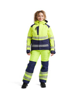 Blåkläder Damen 4456 Warnschutz Winterjacke Kl 2 – gelb/marine