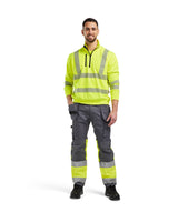 Blåkläder 3564 Warnschutz Zip-Sweatshirt Kl. 3 – gelb