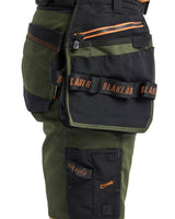 Blåkläder Damen 7175 Arbeitsshorts Striker – waldgrün/rost