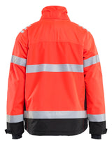 Blåkläder 4780 Warnschutz Winterjacke – rot/schwarz