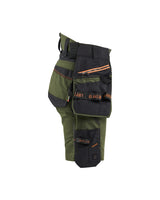 Blåkläder Damen 7175 Arbeitsshorts Striker – waldgrün/rost