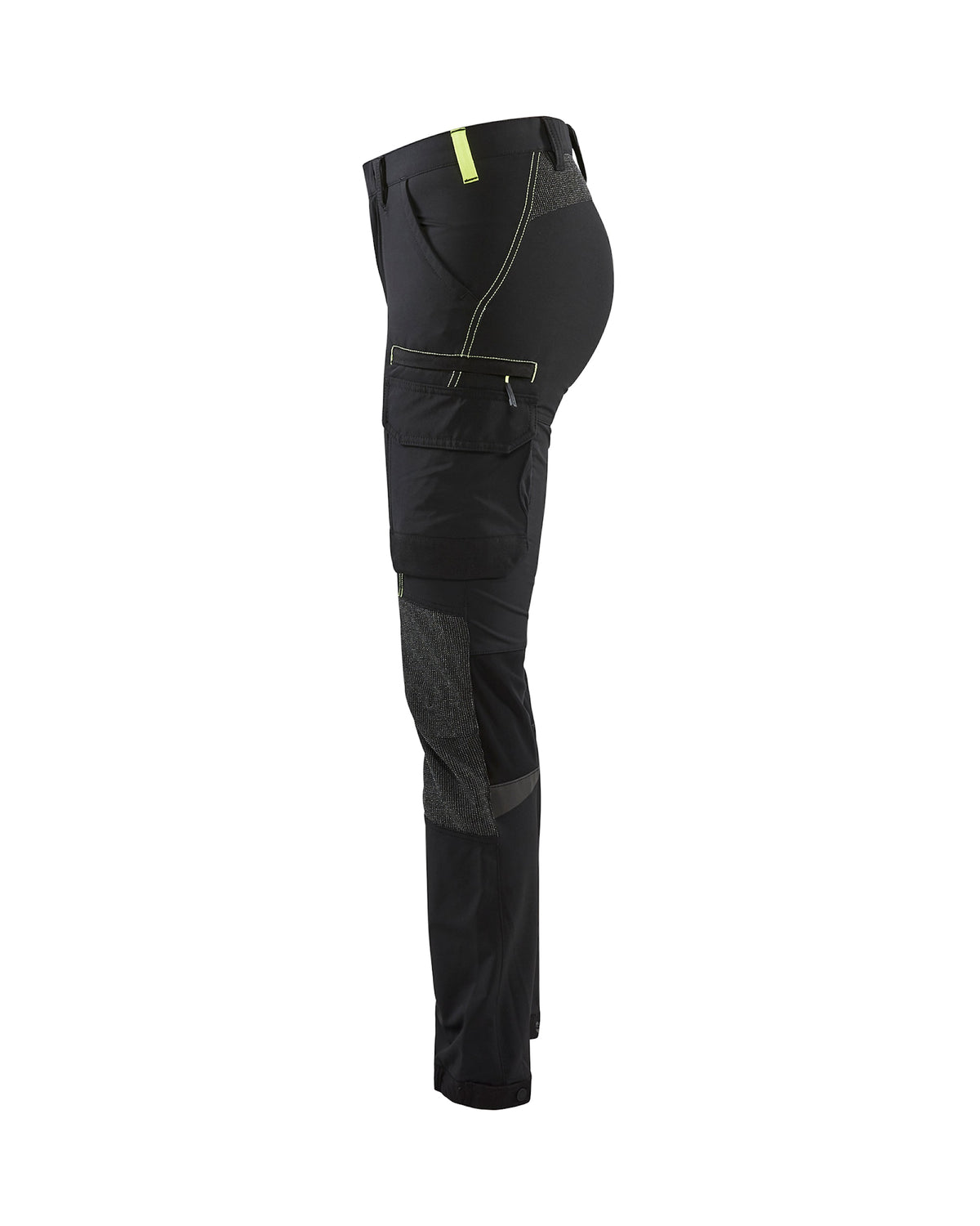 Blåkläder Damen 7122 Stretch Servicehose – schwarz/gelb
