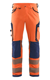 Blåkläder 1197 Warnschutz Stretch-Bundhose Kl. 2 – orange/marine