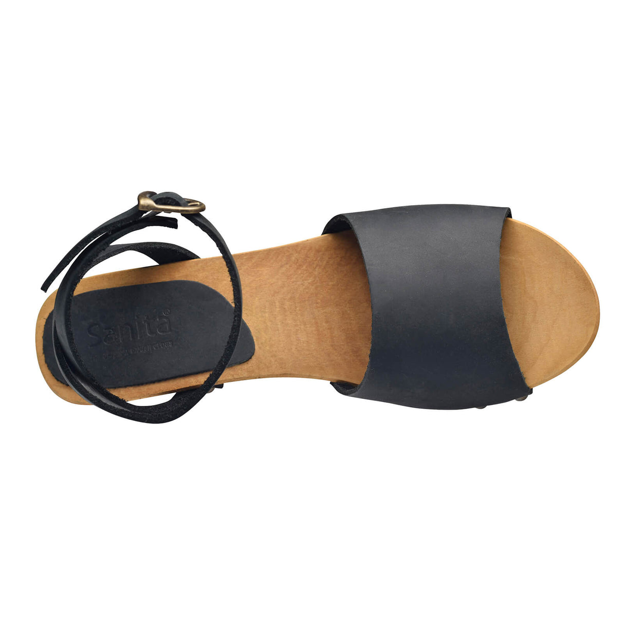Sanita Wood-Yara Square Flex Sandal Sandale