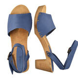 Sanita Wood-Yara Square Flex Sandal Sandale