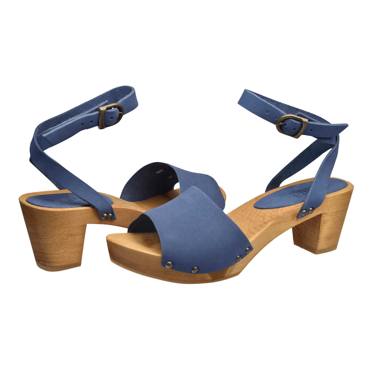 Sanita Wood-Yara Square Flex Sandal Sandale