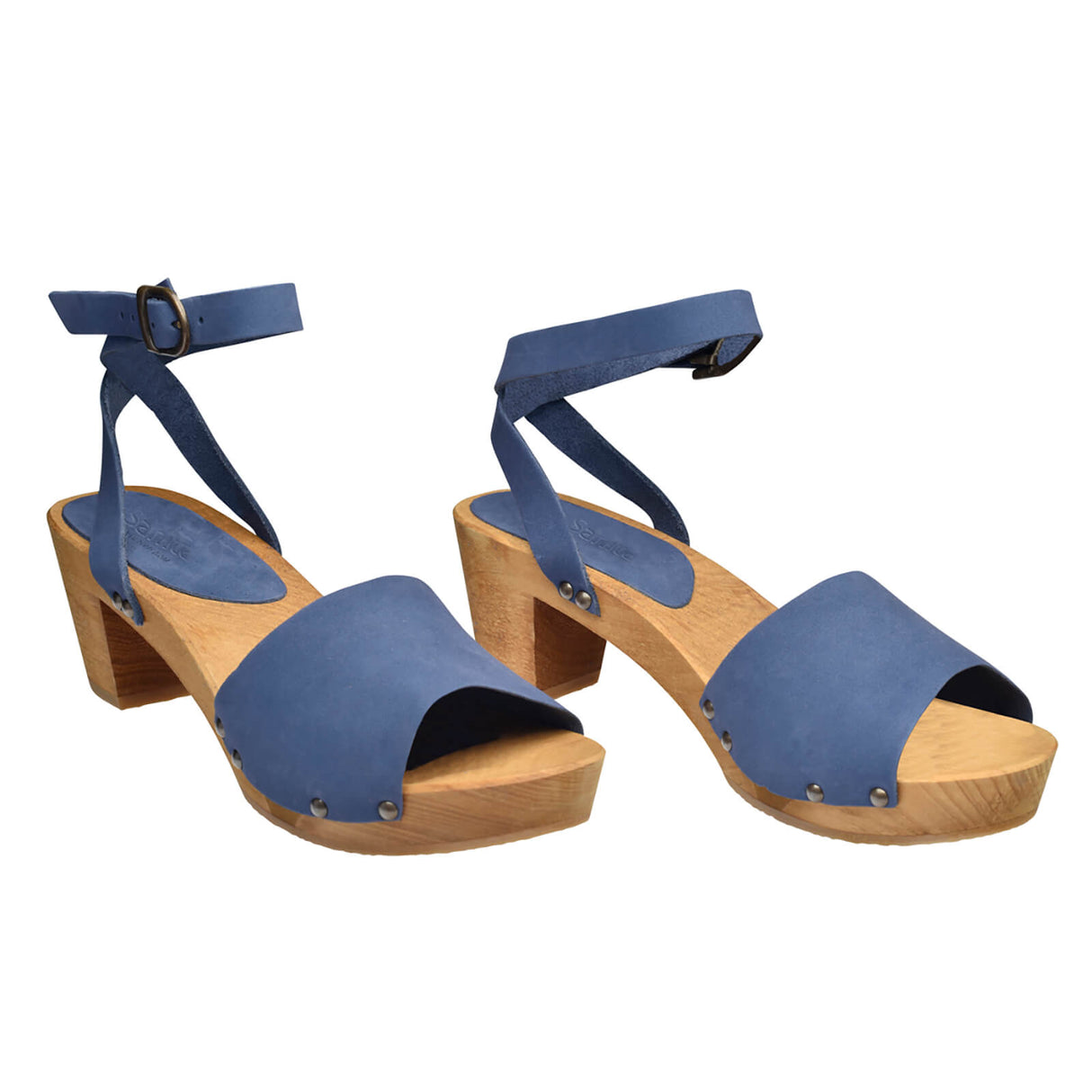 Sanita Wood-Yara Square Flex Sandal Sandale